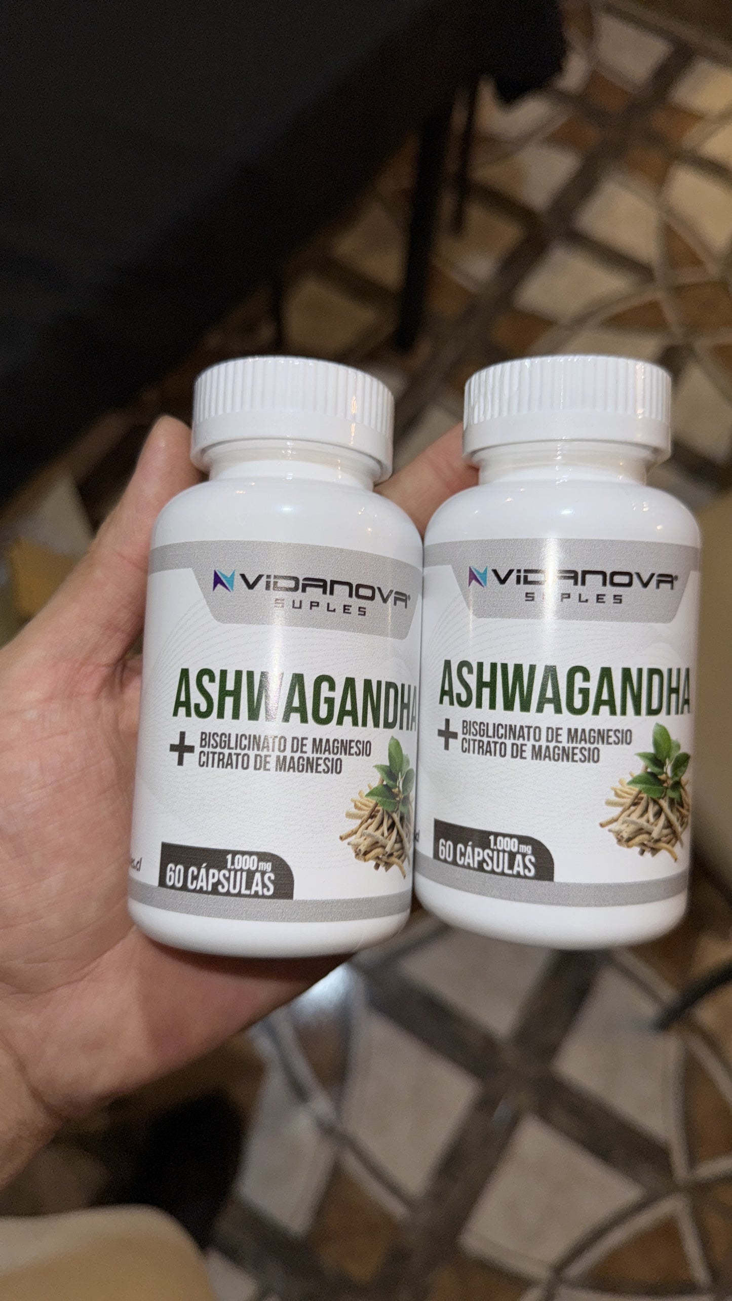 ✨🌞Ashwagandha + Magnesio 1000mg 60 CAPS🌞✨