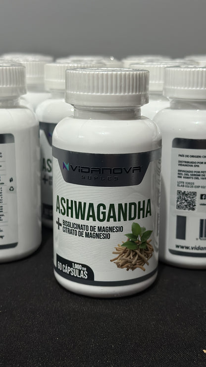 ✨🌞Ashwagandha + Magnesio 1000mg 60 CAPS🌞✨