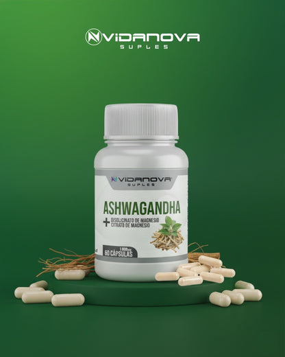 ✨🌞Ashwagandha + Magnesio 1000mg 60 CAPS🌞✨