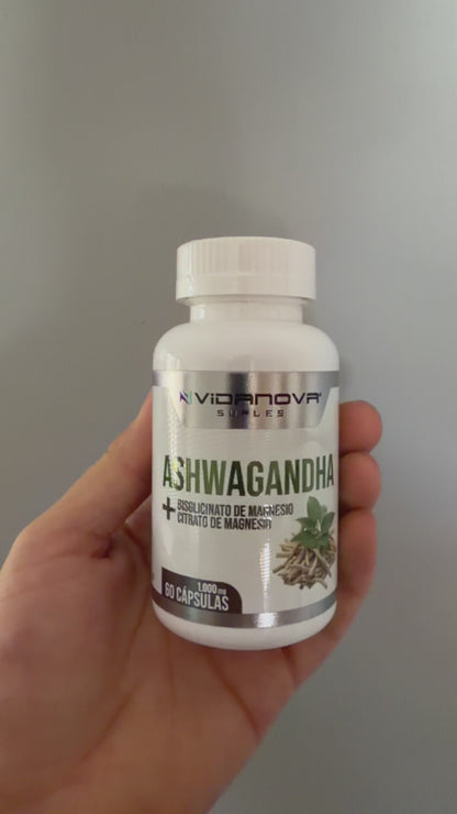 ✨🌞Ashwagandha + Magnesio 1000mg 60 CAPS🌞✨
